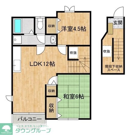 プリムヴェールの物件間取画像